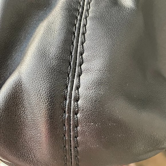 COACH logo shoulder bag "Lexy" style black/gray AUTHENTIC - Picture 8 of 8